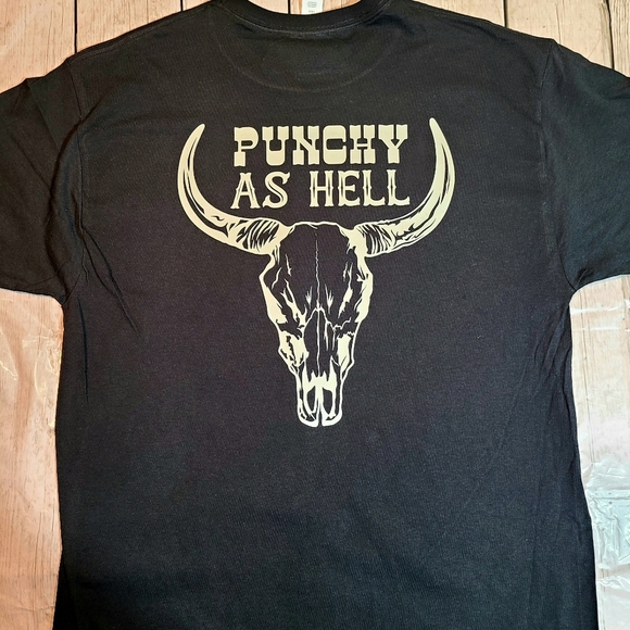 Punchy As Hell Graphic Tee - Black - Picture 6 of 12